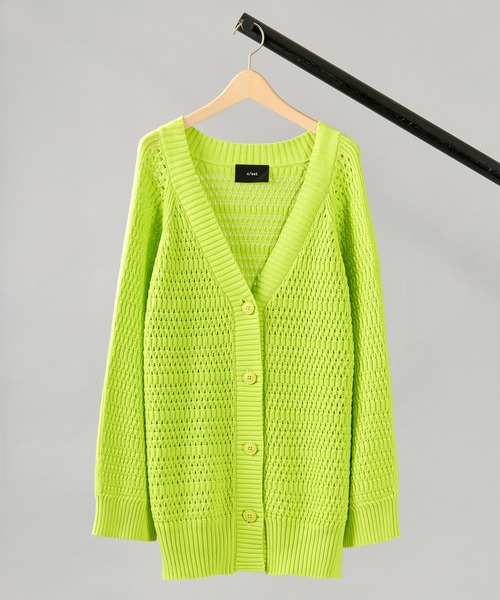 カーディガン 「 c/est / シーエ 」 Net Mesh Cardigan　 レディース メンズ c/est カーディガン 「 / シーエ 」 Net Mesh Cardigan