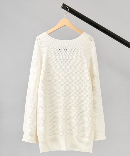 セール】【 c/est / シーエ 】 Net Mesh Cardigan