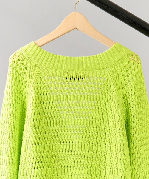 カーディガン 「 c/est / シーエ 」 Net Mesh Cardigan　 レディース メンズ c/est カーディガン 「 / シーエ 」 Net Mesh Cardigan