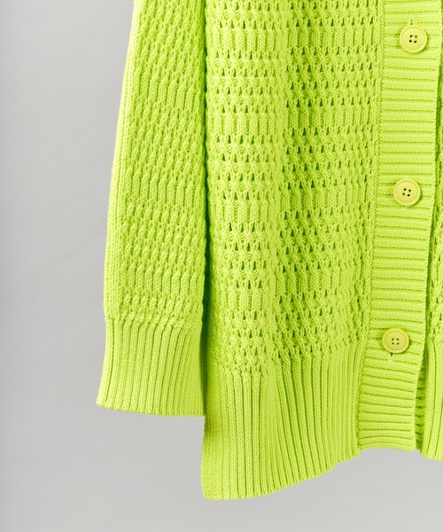セール】【 c/est / シーエ 】 Net Mesh Cardigan