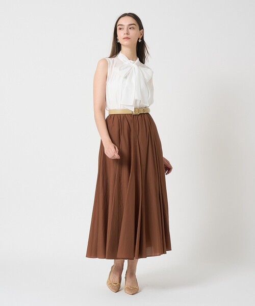 ANAYI（アナイ）の「ソフトオーガンジーリボンボウタイ ブラウス（シャツ/ブラウス・レディース・ホワイト・36/38）」の6枚目の写真