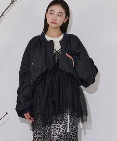 フリルフリルレースジャケット（テーラードジャケット）｜merry