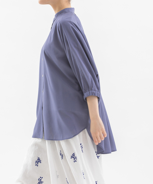 ブラウス シャツ Cloche COOL ローン6分袖シアーシャツ レディース セール】Cloche COOL ローン6分袖シアーシャツ（シャツ/ブラウス