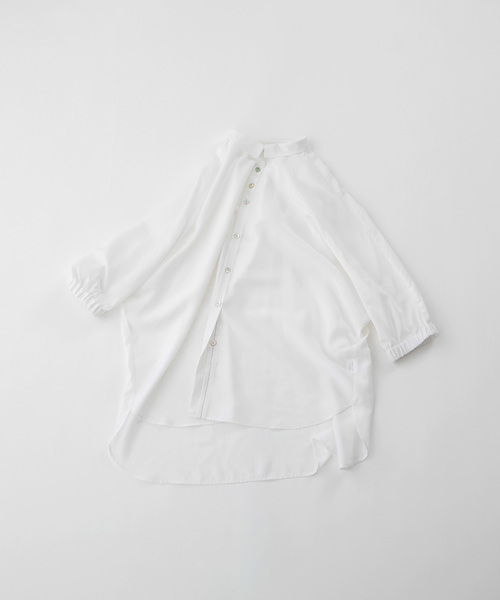 Cloche COOL ローン6分袖シアーシャツ MORE PRICE DOWN】Cloche COOL ローン6分袖シアーシャツ | COO