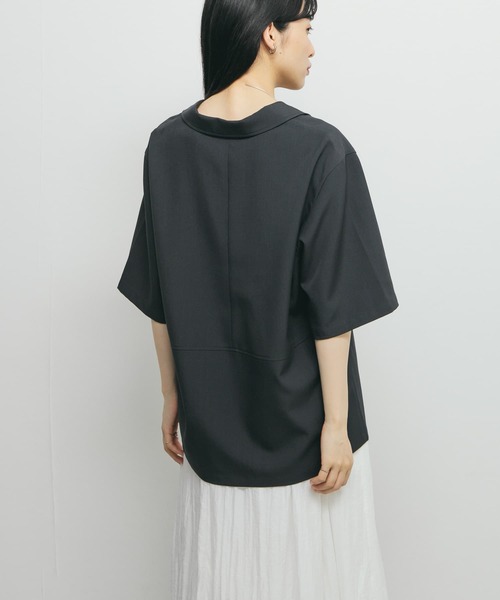 KBF（ケイビーエフ）の「ハーフスリーブルーズジャケット（その他アウター・レディース・チャコールグレー/モカ・ONE）」の13枚目の写真