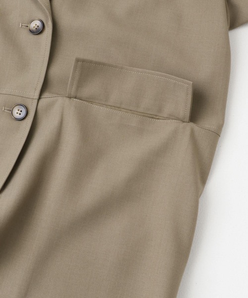 KBF（ケイビーエフ）の「ハーフスリーブルーズジャケット（その他アウター・レディース・チャコールグレー/モカ・ONE）」の22枚目の写真