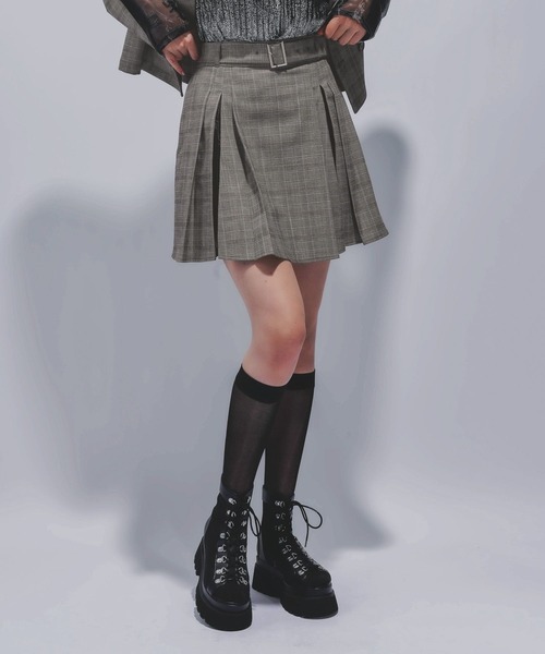 HARE（ハレ）の「タックプリーツシアースカパン(HARE)（その他パンツ・レディース・ブラック/ブラウン・FREE）」の7枚目の写真