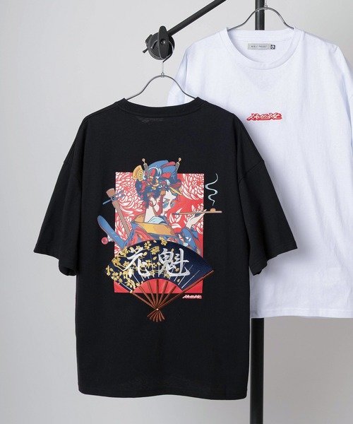 ソリッドカラーの刺繍がお洒落\tDior\tAND STONE  Tシャツ セール】【84】「休日少女」 和柄デザイン 刺繍ミックス バック
