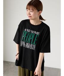 Lugnoncure | 【接触冷感】ビッグロゴリラックスTシャツ(Tシャツ/カットソー)