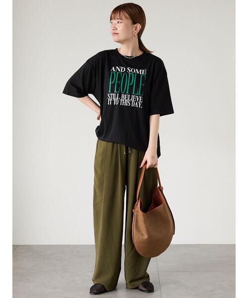 セール】【接触冷感】ビッグロゴリラックスTシャツ（Tシャツ