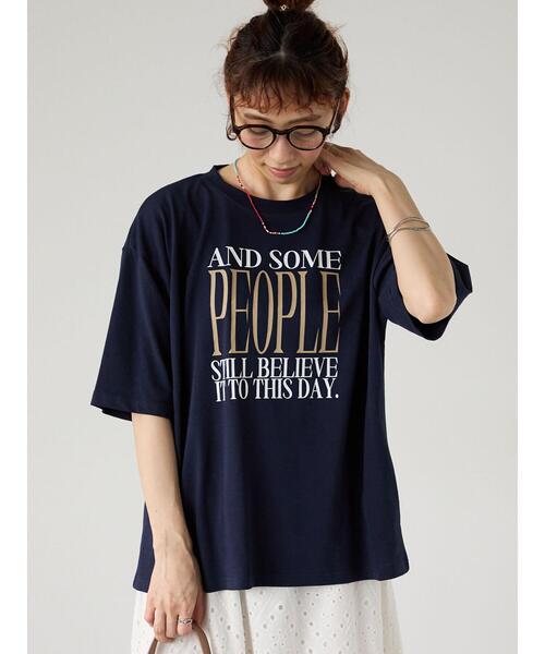 lumignon Tシャツ クーポン】ルノンキュール Lugnoncure かすれロゴプリントT