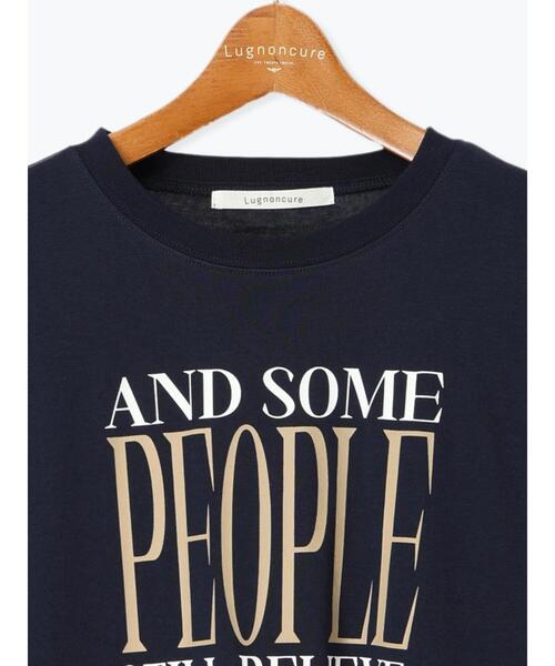Lugnoncure（ルノンキュール）の「【接触冷感】ビッグロゴリラックスTシャツ（Tシャツ/カットソー・レディース・ネイビー/ブラック/オフホワイト・F）」の17枚目の写真