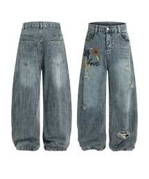 デニムパンツ（花柄・ボタニカル柄）ファッション通販 - ZOZOTOWN
