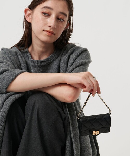 UNITED ARROWS(ユナイテッドアローズ)の「マイクロ マルチ ウォレット(財布・レディース・オフホワイト/ブラック・FREE)」の6枚目の写真