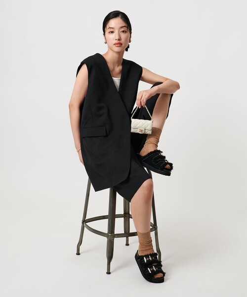 UNITED ARROWS(ユナイテッドアローズ)の「マイクロ マルチ ウォレット(財布・レディース・オフホワイト/ブラック・FREE)」の10枚目の写真