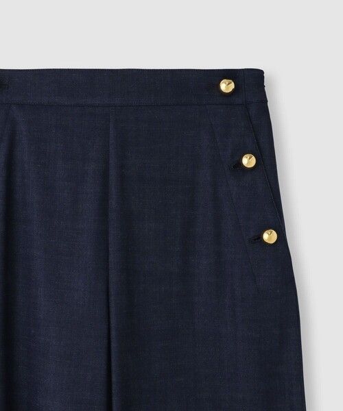 allureville（アルアバイル）の「デニムライクマリンパンツ（その他パンツ・レディース・キャメル/ネイビー・1/2/0）」の4枚目の写真