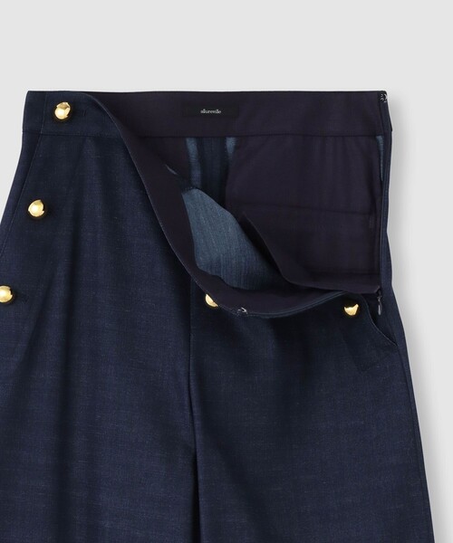 allureville（アルアバイル）の「デニムライクマリンパンツ（その他パンツ・レディース・キャメル/ネイビー・1/2/0）」の6枚目の写真