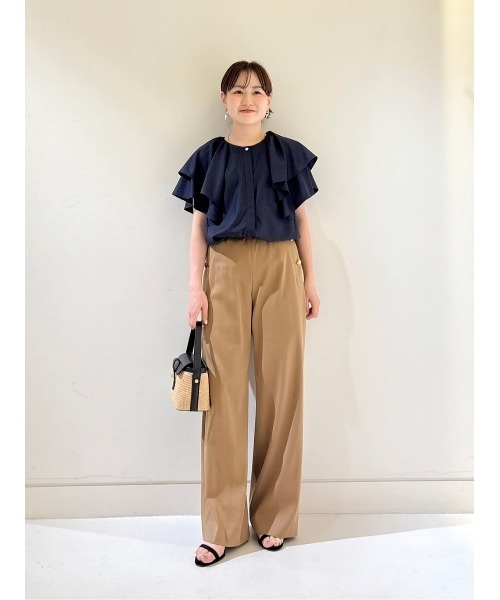 allureville（アルアバイル）の「デニムライクマリンパンツ（その他パンツ・レディース・キャメル/ネイビー・1/2/0）」の12枚目の写真