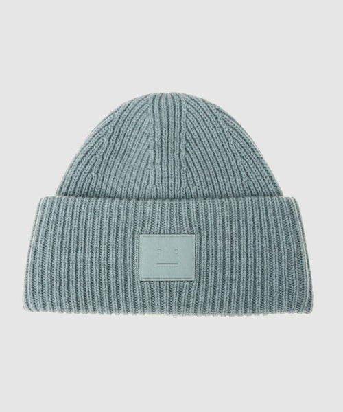 Acne Studios（アクネストゥディオズ）の「FA-UX-HATS000255（ニットキャップ/ビーニー・レディース・ライトグレー/ブルー系その他/グレー系その他/ブラック・ONE SIZE）」の4枚目の写真