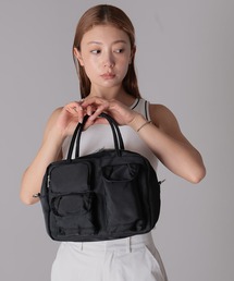 ONFLEEK（オンフリーク）の「【再入荷】2WAY マルチポケット ミニショルダー/ボストンバッグ（ショルダーバッグ）」