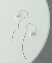 カクエレチェーンフックピアス(パールキャッチ)