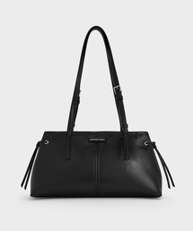 CHARLES & KEITH | Noane ノアン イーロンゲイティドハンドルショルダーバッグ(ショルダーバッグ)