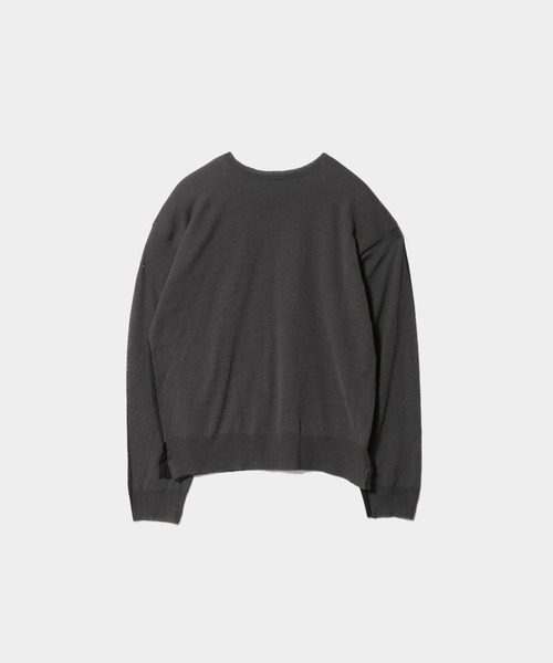 beautiful people(ビューティフルピープル)の「flip sheer wool pullover(ニット/セーター・レディース・マルチ/ブラック・38)」の3枚目の写真