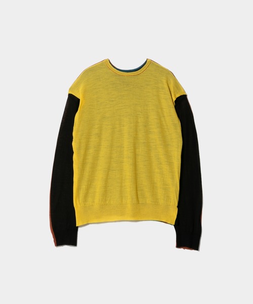 beautiful people(ビューティフルピープル)の「flip sheer wool pullover(ニット/セーター・レディース・マルチ/ブラック・38)」の15枚目の写真