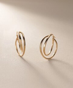 カレンソロジー ピアス ゴールドカラー オーバル Curensology(カレンソロジー)/＜CSG＞スモールオーバルピアス