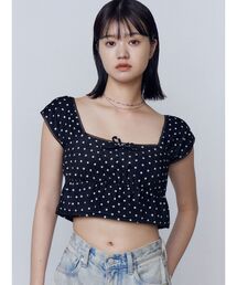 【8/30までの出品です！値下げ受付ます！】 リボン付き黒タンクトップ Mサイズ リブタンクトップ（Black）| Sunspel
