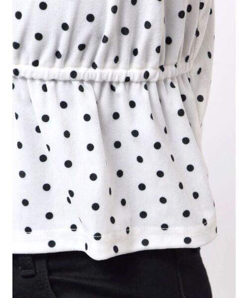 EMODA（エモダ）の「ベロアギャザーリボンタンクトップ（タンクトップ・レディース・ホワイト/ブラック/ブラウン・FREE）」の22枚目の写真