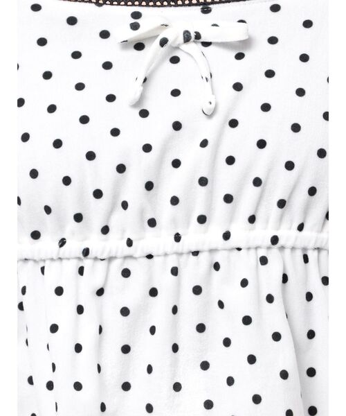 EMODA（エモダ）の「ベロアギャザーリボンタンクトップ（タンクトップ・レディース・ホワイト/ブラック/ブラウン・FREE）」の17枚目の写真