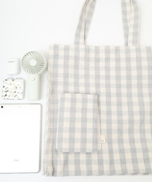 ROOTOTE(ルートート)の「ROOTOTE リサイクルコットントート(トートバッグ・レディース・イエロー/サックスブルー/ブラック/グレー/ピンク/ベージュ・FREE)」の3枚目の写真