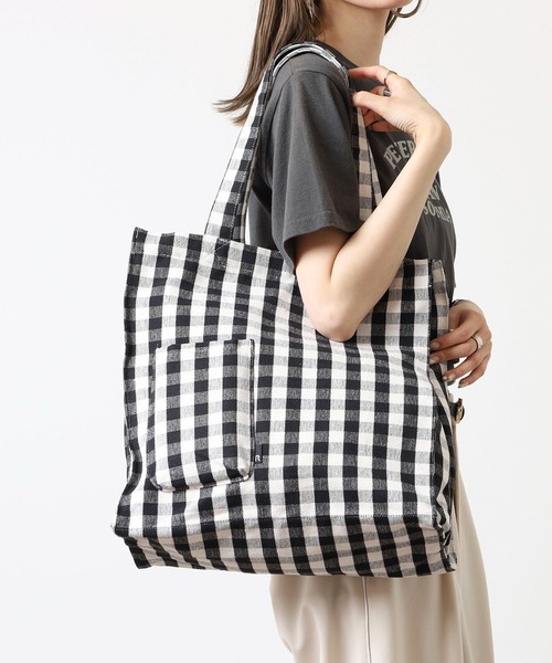 ROOTOTE(ルートート)の「ROOTOTE リサイクルコットントート(トートバッグ・レディース・イエロー/サックスブルー/ブラック/グレー/ピンク/ベージュ・FREE)」の21枚目の写真