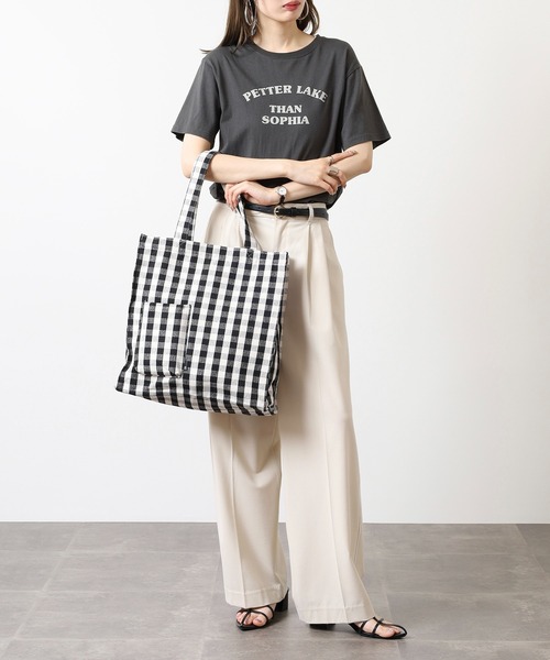 ROOTOTE(ルートート)の「ROOTOTE リサイクルコットントート(トートバッグ・レディース・イエロー/サックスブルー/ブラック/グレー/ピンク/ベージュ・FREE)」の14枚目の写真