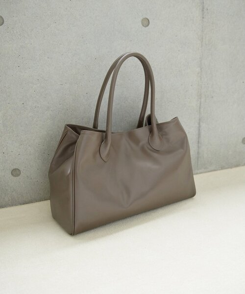 Whim Gazette（ウィムガゼット）の「【Hoaw.】BIG TOTE（トートバッグ・レディース・カーキ/グレー系その他・FREE）」の2枚目の写真