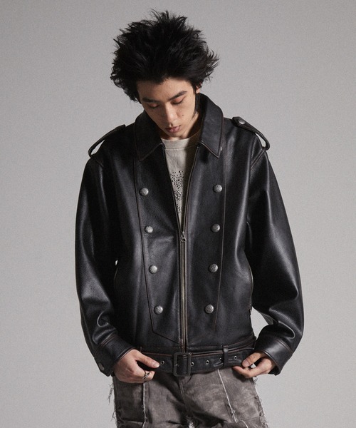 Grancy レザーブルゾン GRANCY（グランシー）の「【GRANCY】Napoleon Leather Blouson