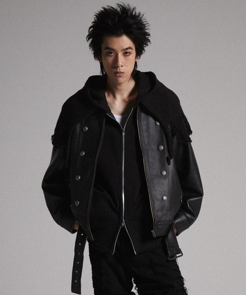 GRANCY】Napoleon Leather Blouson / ナポレオンレザーブルゾン