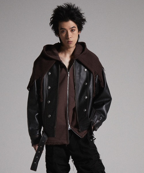 GRANCY ナポレオン レザー ブルゾン GRANCY】Napoleon Leather Blouson / ナポレオンレザーブルゾン