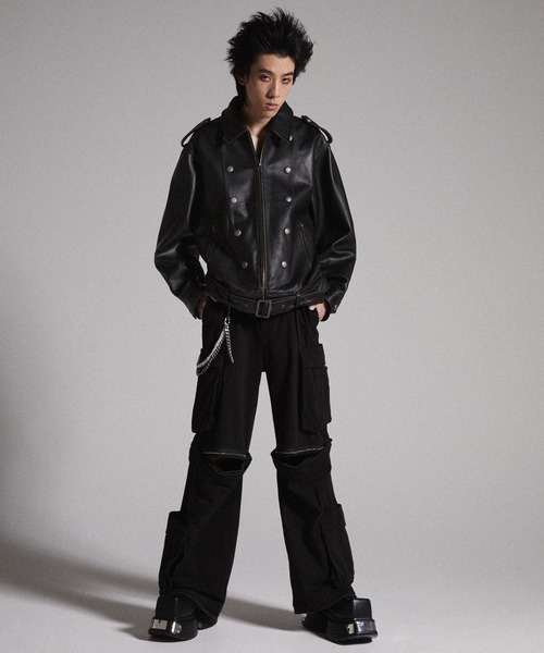 c*o様 GRANCY ナポレオン レザー ブルゾン GRANCY】Napoleon Leather Blouson / ナポレオンレザーブルゾン