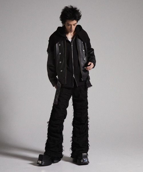 GRANCY レザーブルゾンM GRANCY】Napoleon Leather Blouson / ナポレオンレザーブルゾン