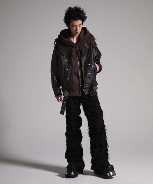 【GRANCY】ナポレオンレザーブルゾン　Lサイズ GRANCY】Napoleon Leather Blouson / ナポレオンレザーブルゾン