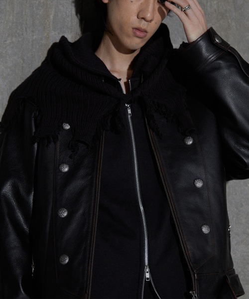 GRANCY】Napoleon Leather Blouson / ナポレオンレザーブルゾン