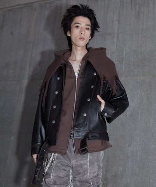 GRANCY】Napoleon Leather Blouson / ナポレオンレザーブルゾン