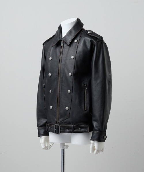 GRANCY ナポレオン レザー ブルゾン GRANCY】Napoleon Leather Blouson / ナポレオンレザーブルゾン