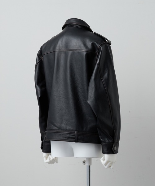 grancy ナポレオンレザーブルゾン GRANCY】Napoleon Leather Blouson / ナポレオンレザーブルゾン