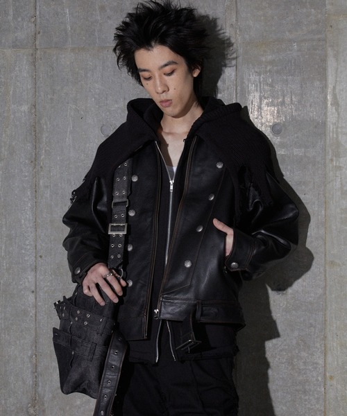 GRANCY】Napoleon Leather Blouson / ナポレオンレザーブルゾン