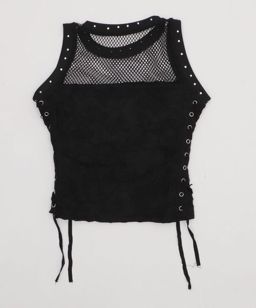 Figments（フィグメンツ）の「ハードパンクタンク（タンクトップ・レディース・ブラック・FREE）」の6枚目の写真