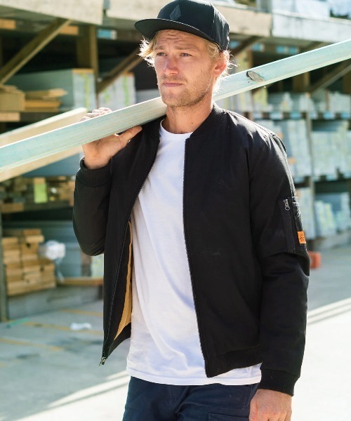 【VOLCOM/ボルコム】 Work Jacket /ワンポイントロゴワークジャケット