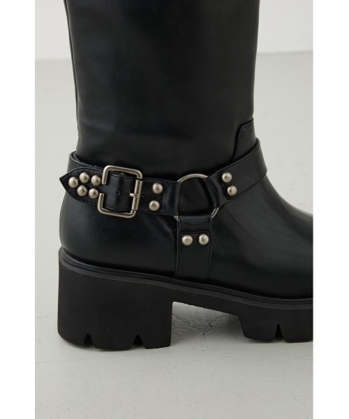 AZUL by moussy(アズールバイマウジー)の「ヴィンテージライクエンジニアブーツ(ブーツ・レディース・ブラウン/ブラック・SMALL/LARGE/MEDIUM)」の11枚目の写真